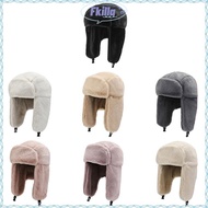 FKILLA Bomber Hat Warm Earflap Bonnet Windproof Winter Hat