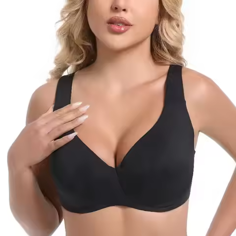 Womens Smooth Seamless Minimizer Bras Full Cup Underwire Non Padded Push Up Bra Female Lingerie 34 3