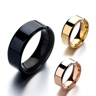 Cincin TITANIUM hitam grade A/cincin couple/cincin wanita-pria/cincin