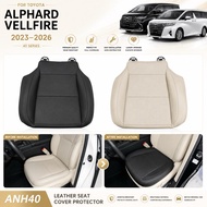 dac toyota alphard vellfire anh40 2023-2026 car leather seat cover protector accessories