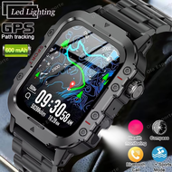 2026 New Military Smart Watch Men 3ATM Outdoor Sports Fitness Tracker Blood Pressure Health Monitor 
