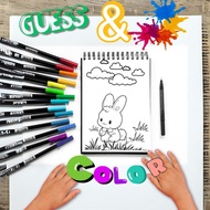 Phew  Comic Coloring Pages for Kids and Toddlers PDF
