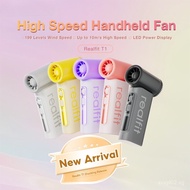 Realfit T1 Mini Fan Portable 199-speed adjustment Strong wind Handheld Pocket for Outdoors handheld 