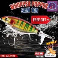 【Floating lure】9cm 10g whopper plopper/fishing lure/gewang/umpan casting siakap sebarau toman haruan