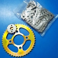 Brixton BX150 , Felsberg 150 , Rayburn 150 - Sprocket Gear set w Chain 428H / 428HV ORING - Sprocket