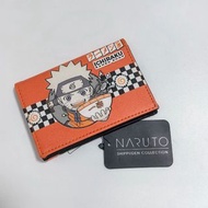 美國 BIOWORLD X NARUTO 火影忍者 嗚門 橙黑色皮革 卡片套