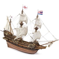 西班牙 OcCre 奧克爾｜DIY博物館級木模型船 - 金鹿號 (Golden Hind)【難易度:易】