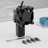 3D Printer Hotend Kit with Cooling Fan for Bambu Lab P1 Series P1P P1S Kit Hotend Pencetak 3D dengan