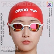 (RDWH) Japan Arena Ultra Cobra Mirror Racing Goggle Swimming Goggles