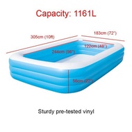 Ready Stock Bestway Large 305cm Pool Kolam Renang Besar Keluarga  / Family Swimming Pool
