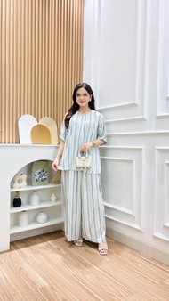 Medina Set by Kanaya/ Set Kulot Celana Super Lebar