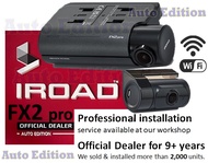 IROAD FX2 Pro - Front & Rear Full HD resolution dash cam car camera - WiFi - Iroad Singapore Offici