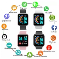 【100% Original】☂♧₪Y68 Fitpro Smart Watch Men Women Fitness Bracelet Heart Rate Blood Pressure Smartw