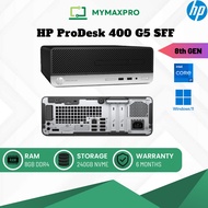 PC i7 HP ProDesk 400 G5 SFF Intel Core i7 (8th Gen) / 8GB RAM / 240GB SSD / Win 11 Pro (Refurbished 