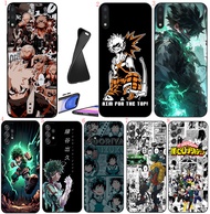 Realme 5 5i 5s Pro 6 6i 6 Pro 7 7i 8 8Pro C35 C55 Narzo N65 E1 My Hero Academy Soft black phone case