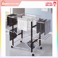 【BR806】Korean Clothes Drying Rack/ Laundry rack/Stainless Steel Clothes Hanger【Rainbow Culture】