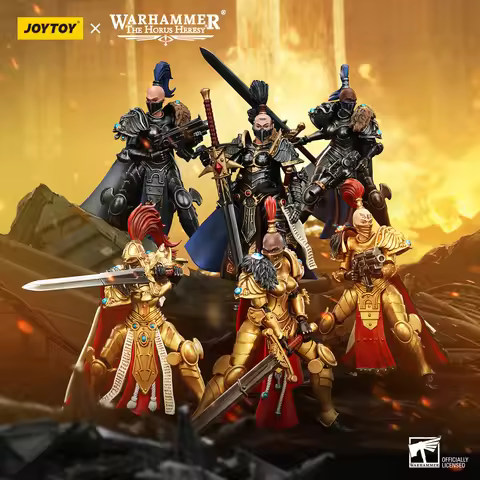 JOYTOY Warhammer 40k 1/18 Action Figures Sisters of Silence Knight-Commander Jenetia Krole White Fal