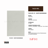 Taco Essential HPL KY White Woodgrain - TH-002KY