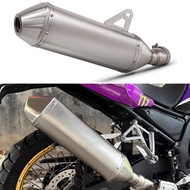 Slip on Motorcycle Exhaust Muffler Stainless Line with DB Killer 60mm Line For KOVE 800X 800 X Adven