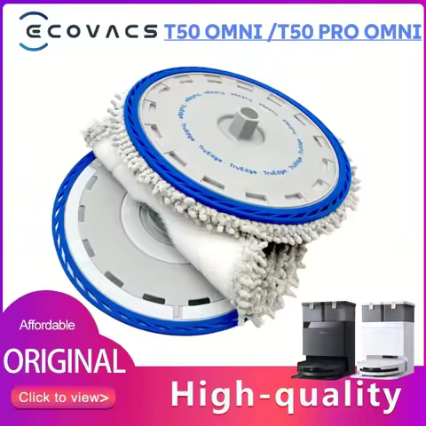 Original ECOVACS DEEBOT T50 Mop Mount TruEdge 2.0 Accessory for ECOVACS DEEBOT T50 Pro Omni Vacuum C