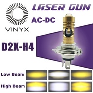 H4 D2X LASER 3 COLOR LED HEADLIGHT FOR VIXION - OLD R15 - CB150R - CBR150 - KLX - DTRAIKER - WR150 -