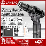 Cordless Drill Driver Kit Electric Screwdriver Drill 698Vf Rechargeable Battery High Power Hand Dril