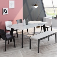 stock 5-20 days SH Furniture Nordic marble dining table small dining table chair combination modern