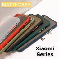 [ส่งจากไทย] เคสโทรศัพท์ เสี่ยวมี่ Case Xiaomi Redmi Note10 Redmi 9 9T 9A 9C Note9s Note9Pro Note9 8A Note8 Note8Pro เคสกันกระแทก ปุ่มสีผิวด้าน ขอบนิ่มหลังแข็