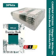 CAMPAP CW2503 120pgs F5 Write-On Single Line Exercise Book (10 Books/Pkt) x 3 Pkts