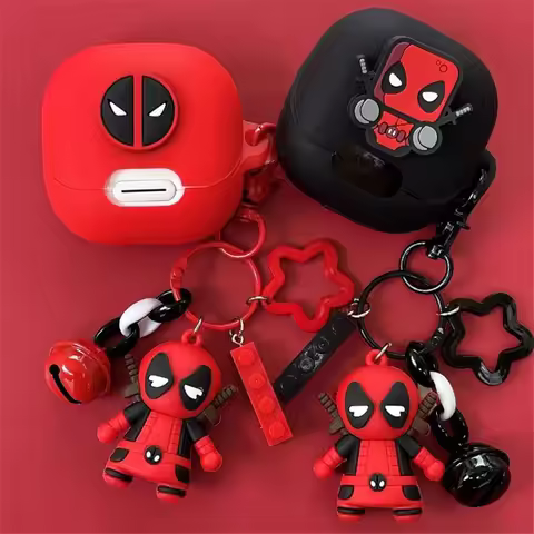 Marvel Deadpool Earphone Case Cover For Anker Soundcore liberty 4 NC Silicone Wireless Earbuds Prote