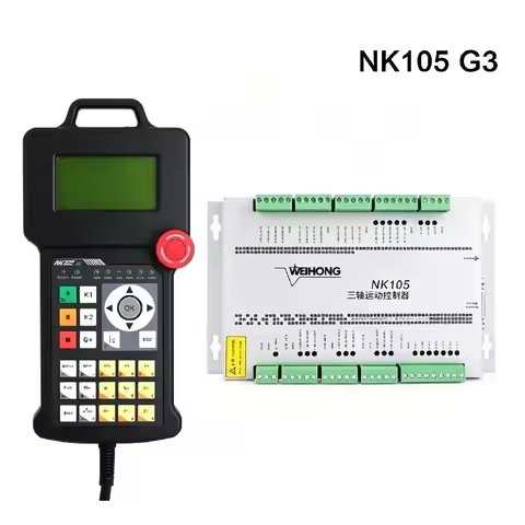 WeiHong NcStudio NK105G3 CNC DSP Motion Control System CNC Router 3 Axis Motion Card NK105 G3 Remote