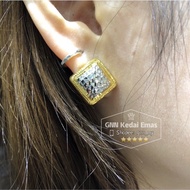 EMAS 375 SUBANG BISKUT TAWAR 375 GOLD EARRINGS BISCUIT S105