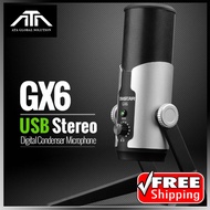 ไมค์คอนแดนเซอร์ condancer TAKSTAR GX6 USB STEREO DIGITAL CONDANCERไมค์สตู เหมาะสำหรับใช้ อัดเสียง ทำ