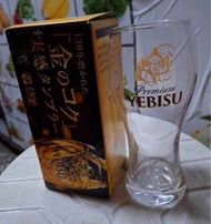 日本惠比壽玻璃啤酒杯