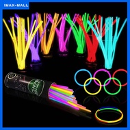 100 chiếc Dùng một lần Glow Stick Party Đồ chơi long lanh Stick Glow Toy Concert Bracelet