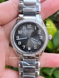 นาฬิกาข้อมือ Patek Philippe Twenty-4  Ladies Grey 36mm. รุ่นอัพเดทใหม่ล่าสุด (Top Swiss) (สินค้าพร้อ