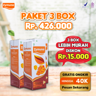 PAKET 3 BOX ZYMUNO MADU HERBAL OBAT BENJOLAN KANKER KEPUTIHAN PROMIL IMUN TUBUH ORIGINAL ASLI BPOM