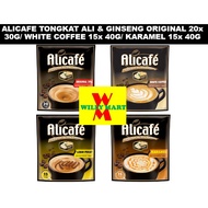 Alicafe Alitea Tongkat Ali & Ginseng Instant Coffee -Original/ Lebih Pekat/ Karamel/ White Coffee