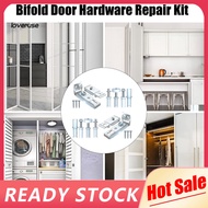 /LO/ 1 Set Bifold Door Hinges Spring Widely Used Sturdy Anti-rust Effortless Installation Repair Parts Stainless Steel Bifold Door Hardware Repair Kit Home Supply