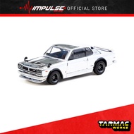 Tarmac 1/64 Nissan Skyline HT 2000GT-R Silver Chrome T64G-043-SC
