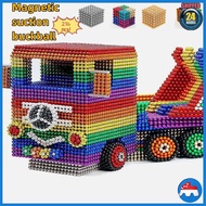 SG [READY STOCK]216pcs Magnetic buckyball Beads Decompress Balls Magnetic Colorful Rubik's Cube Spli