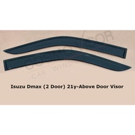 Isuzu Dmax - Single cab (2Door) 2021 2022 2023 2024 2025 Door Visor ( MADE IN MALAYSIA )