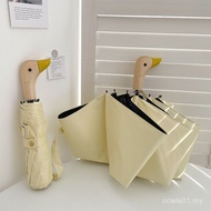 【Durable and sturdy, windproof and rainproof】creative gifts，cartoon Duck, Cute Umbrella, Rain or Rai