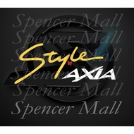 (Ready Stock )S107# Style by Axia , Myvi, Bezza ,Alza ,Aruz ,Viva Car Vinyl Decal Sticker
