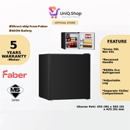 Faber Single Door Minibar Refrigerator 45L | LUSSO 55BK (Mini Bar Fridge One Door Hotel Peti Ais Sej