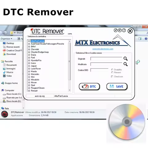 DTC Remover 2024 For KESS KTAG FGTECH OBD2 Software MTX DTC Remover 1.8.5.0 With Keygen+9 Extra ECU 