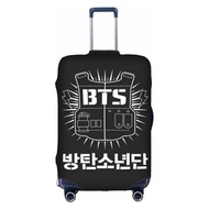 BT21 Travel Luggage Cover Funny Cartoon Suitcase Protector Fits 18-32 Inch Luggage