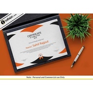 Custom award certificate /