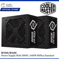 COOLER MASTER ELITE NEX WHITE W500 (500W) / W600 (600W) 230V POWER SUPPLY 80 PLUS STANDARD - PSU - A
