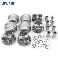 8PCS Engine Pistons Set A2780302317 2780300100 For Mercedes-Benz X166 W221 W222 GL500 S500 M278 GLS5